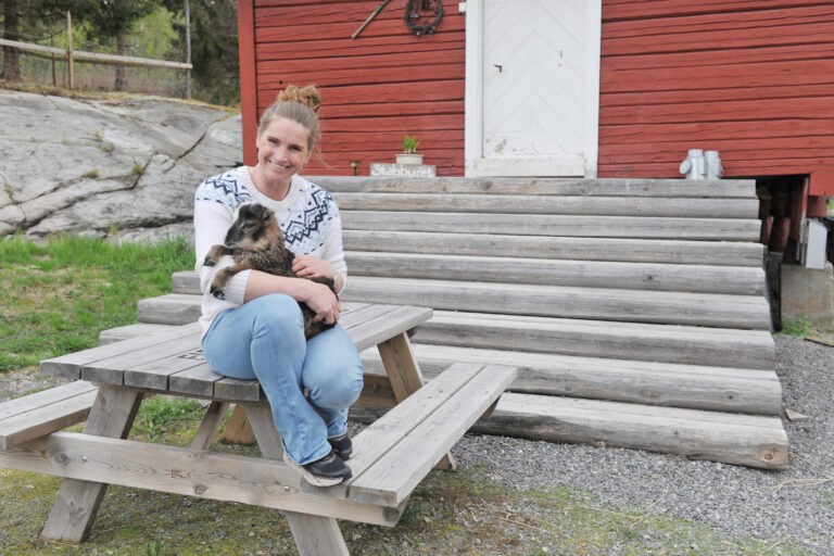 Veslemøy Tveter Alm på Ingelsrud.