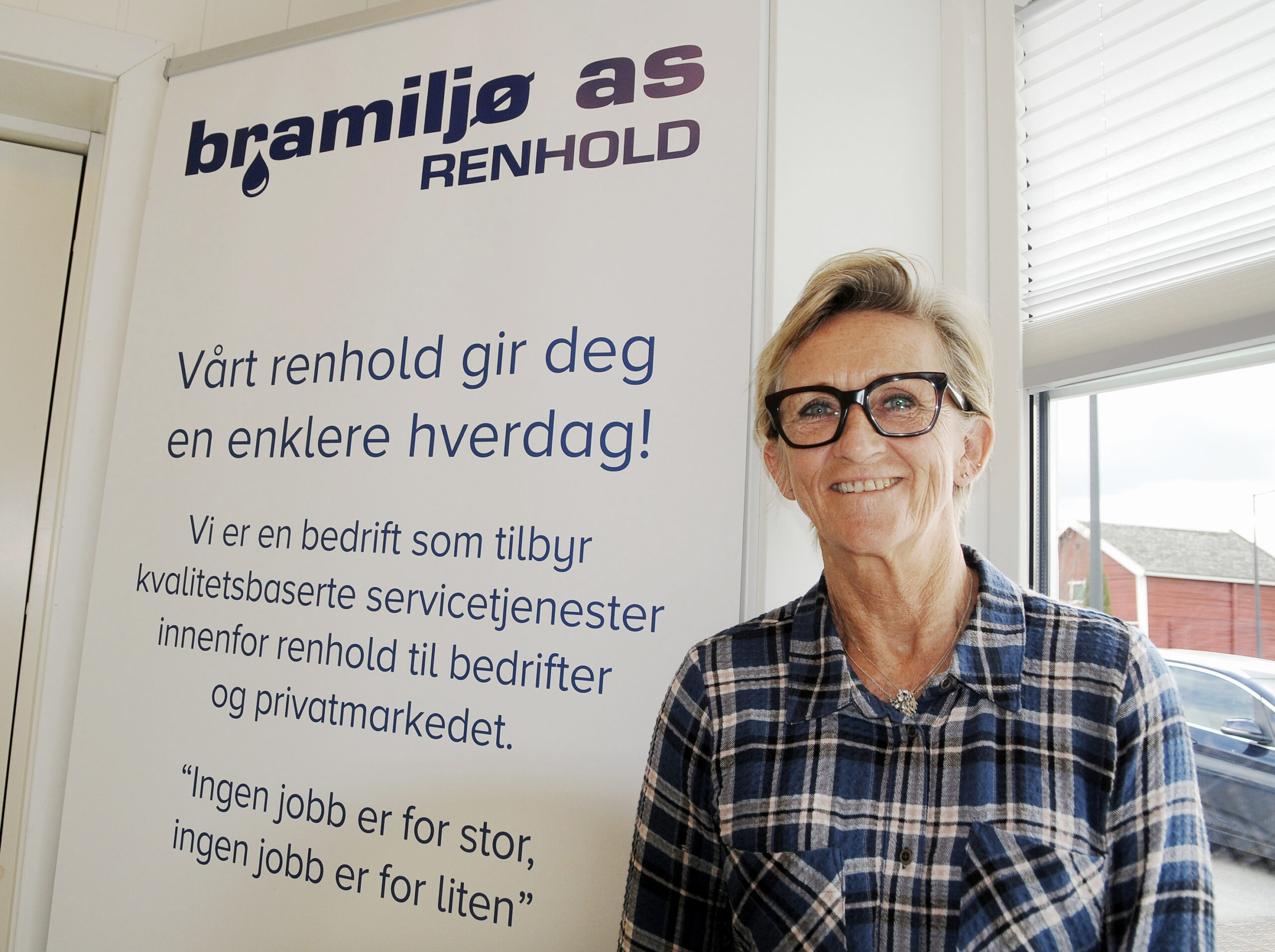 Daglig leder i Bra Miljø AS Toril Snipen vil lokke flere inn i renholdsbransjen.