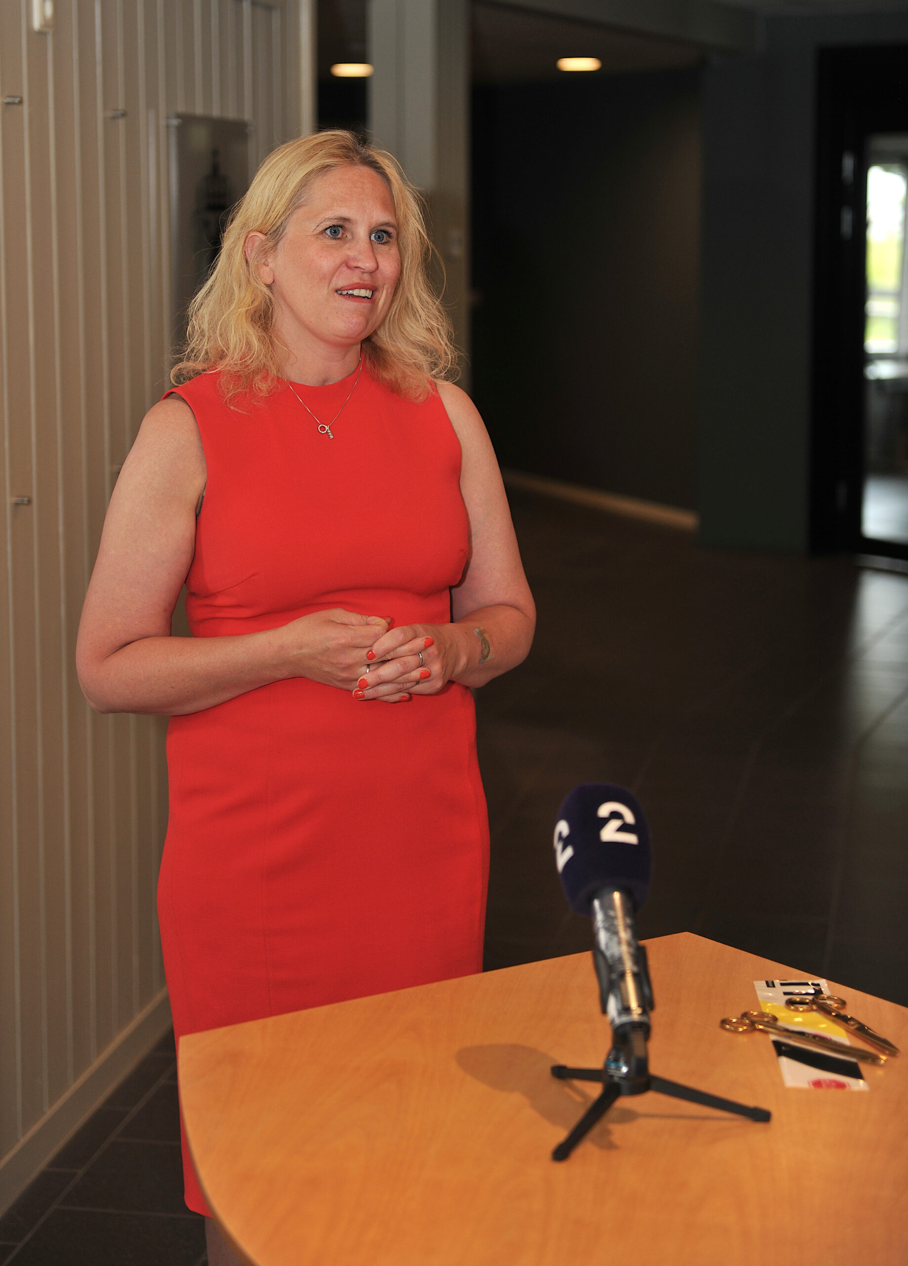Ordfører i Eidskog Kommune Kamilla Thue la vekt på viktigheten av å ha en politistasjon på grensen til Sverige.