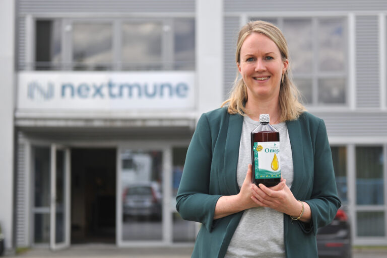 Ansvarlig for Nextmune i Skandinavia, Lise Evensen, er godt fornøyd med 2021-tallene.
