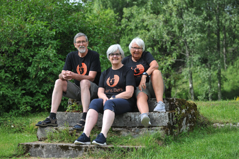 Søndagsvakt på Oppistun – Bjørn Andresen, Kari Hogseth Kristiansen og Anne Mette Strand.