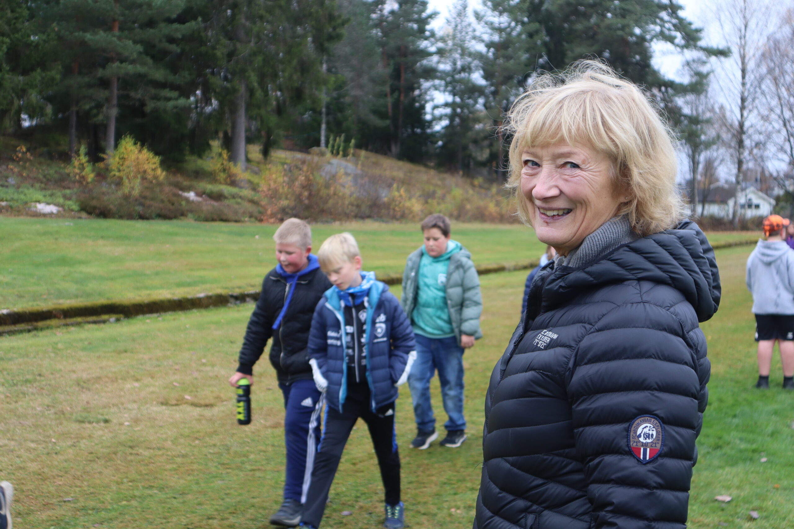 Rektor ved Magnor barneskole, Kari Nystuen, er klar for å gjøre en tradisjon av løpsaksjonen.