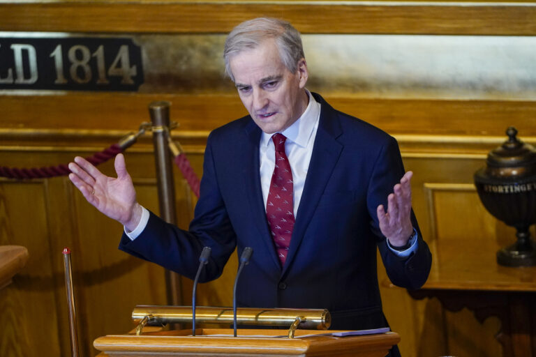 Statsminister Jonas Gahr Støre (Ap).