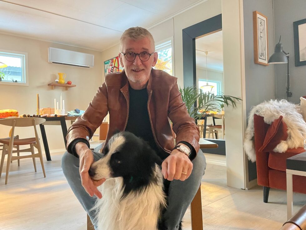 Curt Mæhlum Sørensen sammen med Hogo flyttet til Eidskog for kjærligheten.