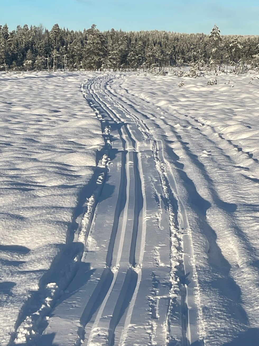 Skiløypene på Åkroken Vestfjeld er klare for den som ønsker seg en tur.