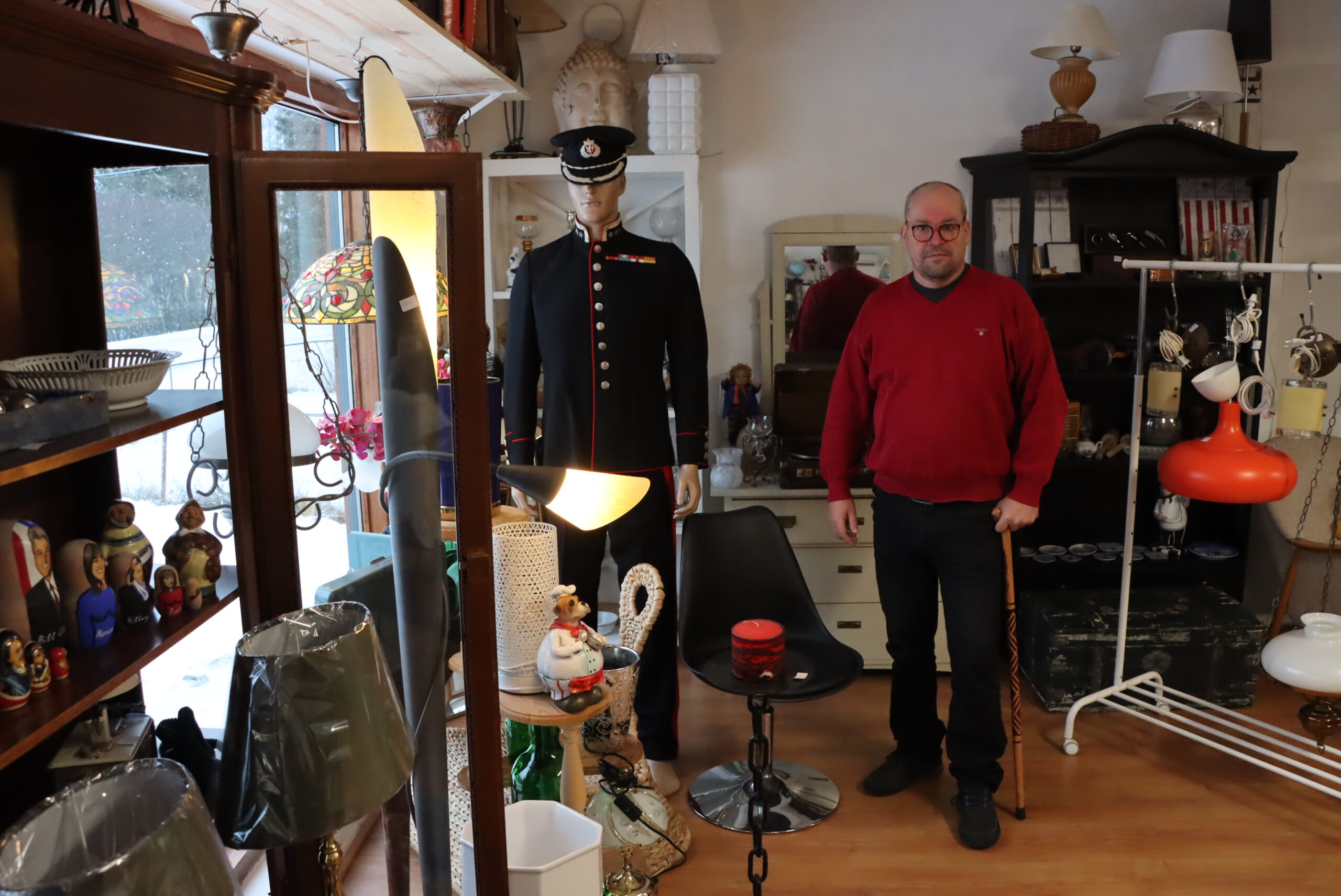 Bruktbutikken holdes åpen så lenge helsa tillater det.