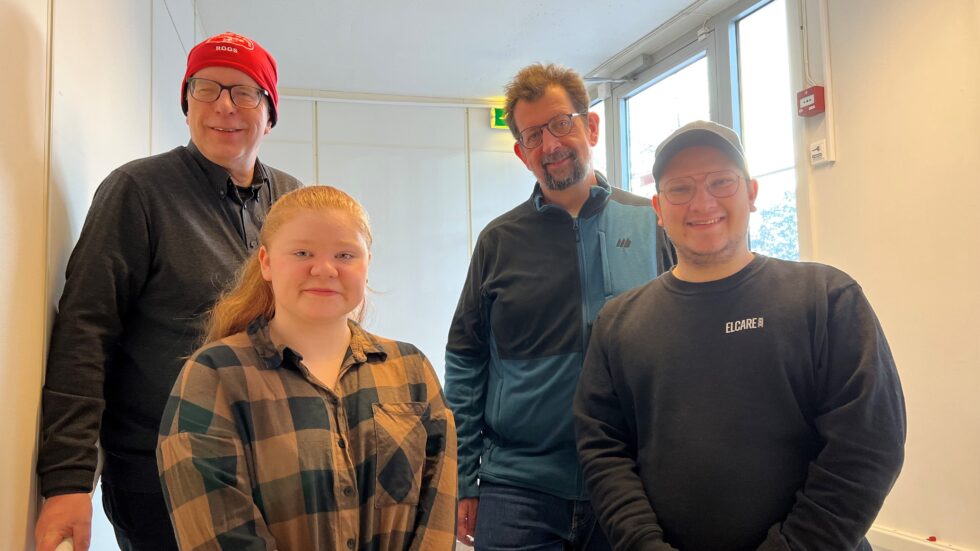 Hilja Noer-Johansen og Joakim Wais er på besøk i Kulturstreif.