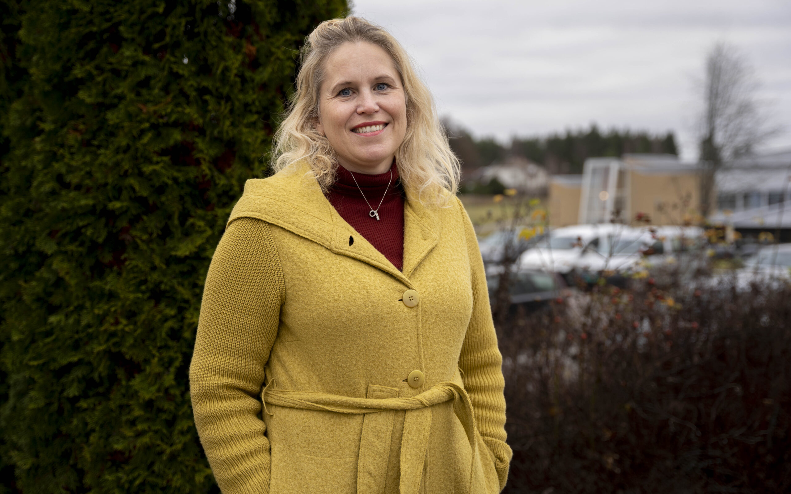 Kamilla Thue forteller at kommunen legger 800.000 kroner i tiltak til bedre gatelys.