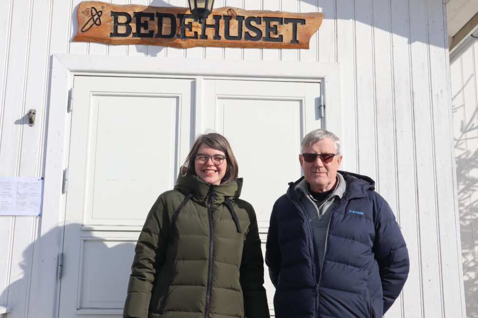 Bettina Eckbo og Arne Delviken har stadig fredagstacoer i Bedehuset'.