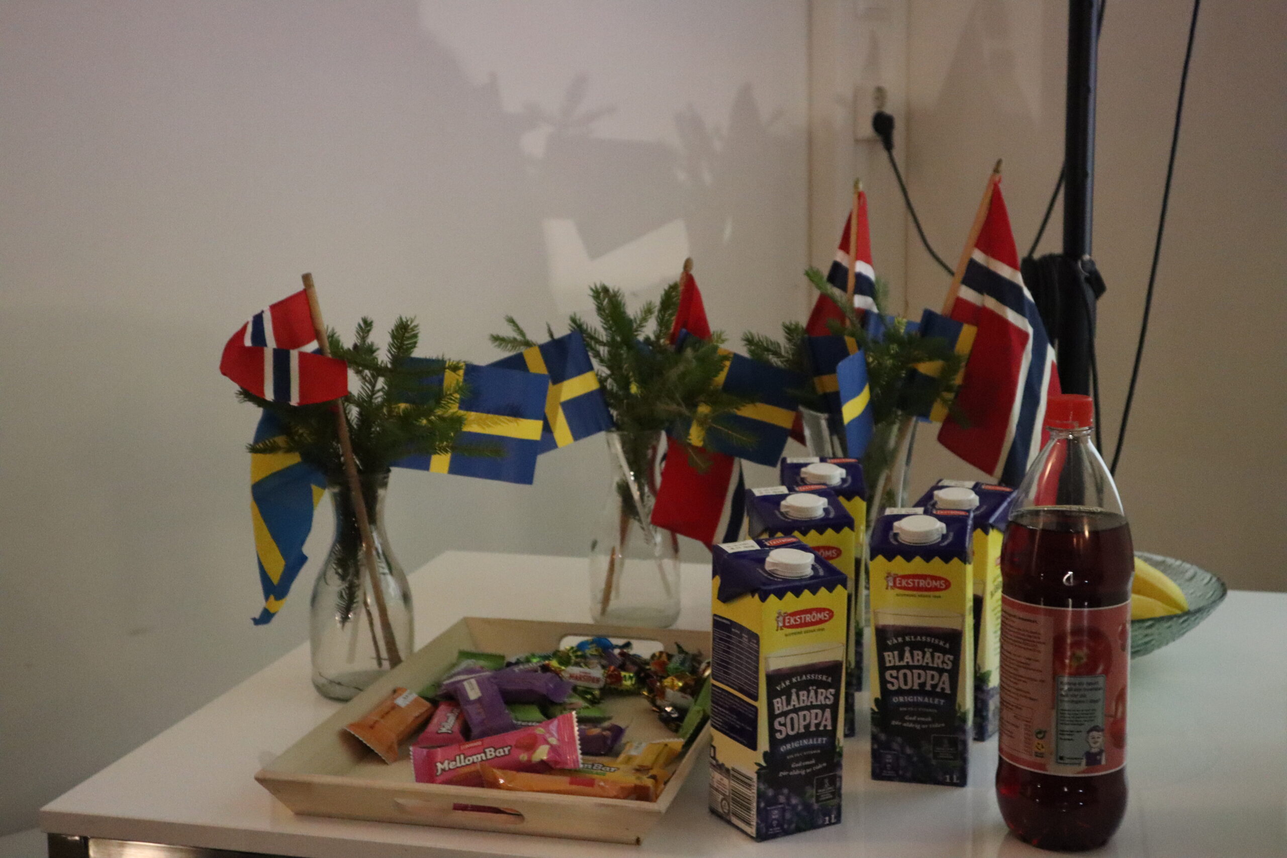 Muligheter for deltagerne å få i seg litt forfriskninger underveis