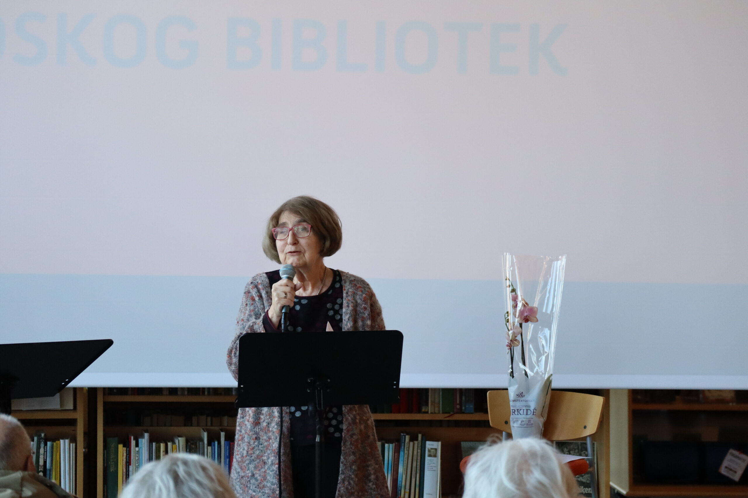 Tidligere ordfører Greta Storm Ofteland ved talerstolen