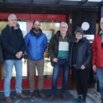 Forener krefter for å vise hvilke jobbmulighter som finnes i grensområdene. Fra venstre: Per Sandman, Eda kommun, Syver EKbrant NAV Eidskog, Lars Erik Brenna, Vekstbedriften Vilja AS, Morten Frantsbråten, NAV, Madelene Kutt, Grensetjänsten og Bjørn Johansen, NAV.