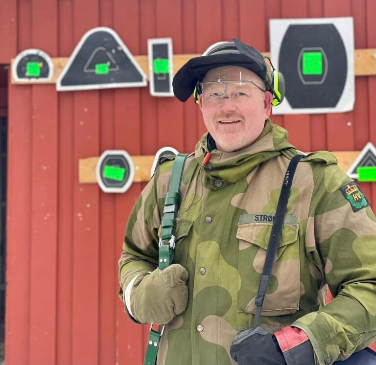 Leder i Eidskog skytterlag, Torkel Strøm, gleder seg til å ta i mot Østlandets beste skyttere.