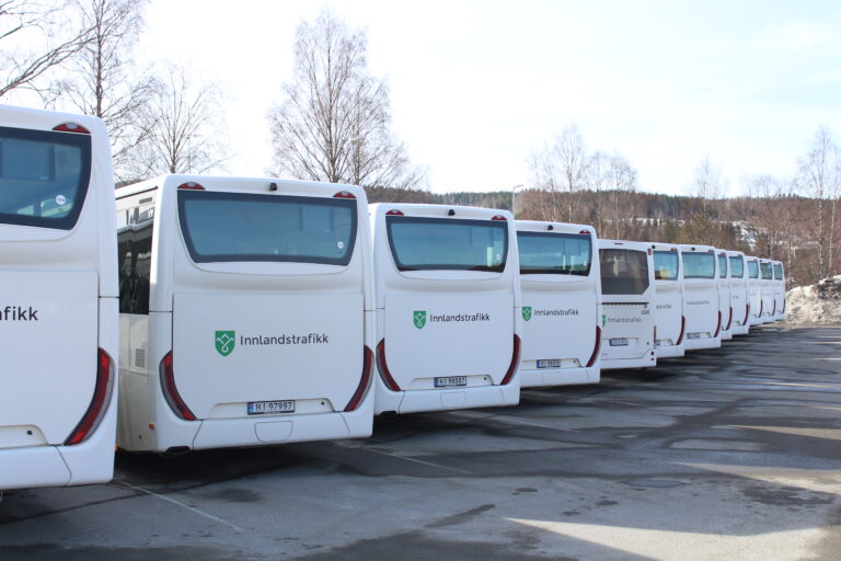 Enkelte avganger bussforbindelser innstilles, melder Innlandstrafikk.