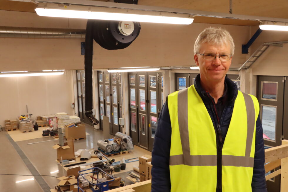 Prosjektleder i Eidskog kommune, Bjørn Lien, gleder seg til overtakelse i juni.