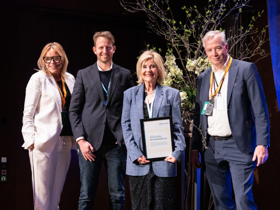 Vestre fikk Eksportprisen under Designindustridagen 2023.