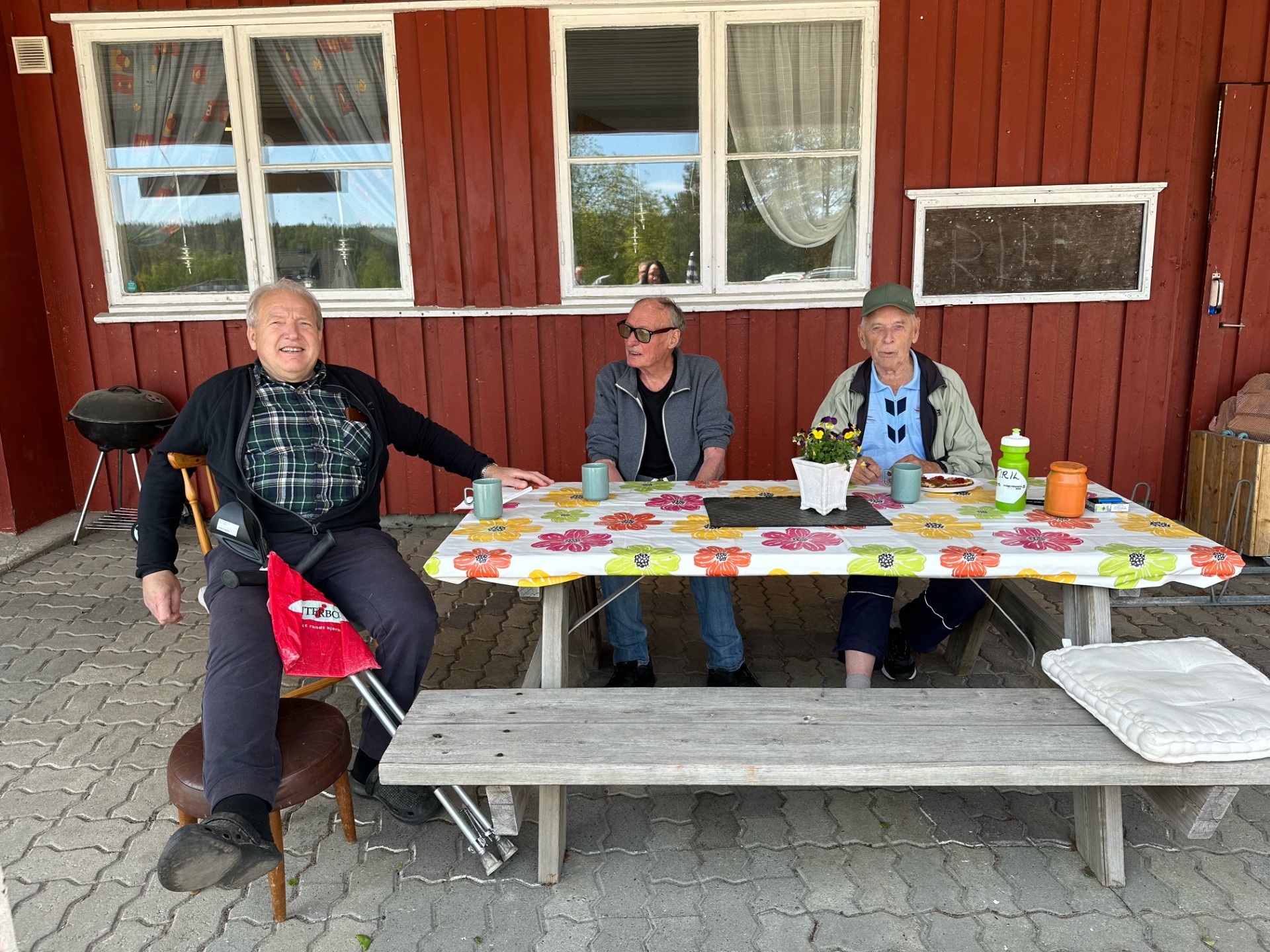 Oddne Johansen, Thor og Villy Rudberg. Ofte gjester på Fryd.