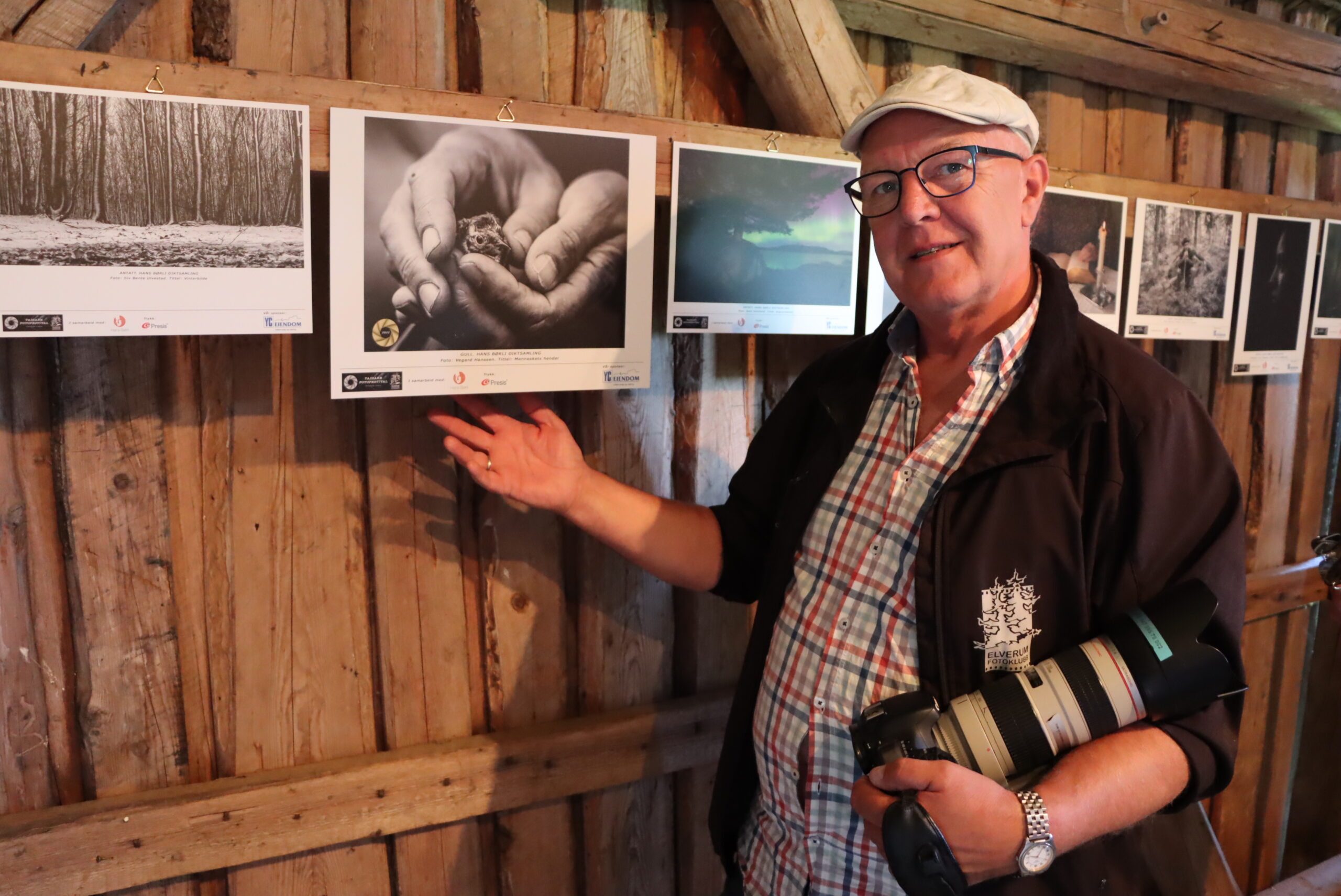 Bilder som baserer seg på Børlis dikt ble stilt ut, og dette er vinnerbildet.