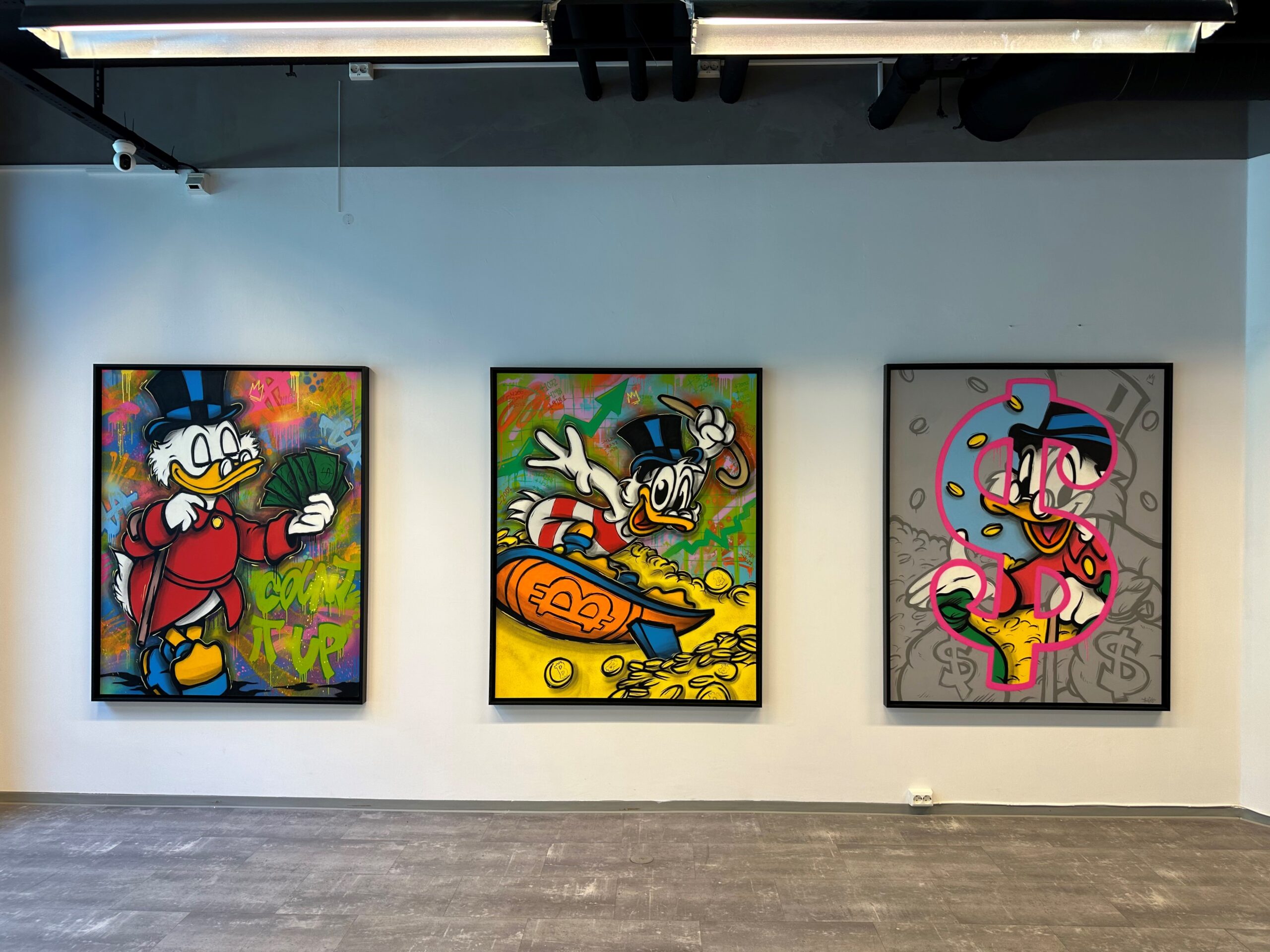 Christoffer Henriksens grafittikunst kan sees på Galleri M35 i Oslo