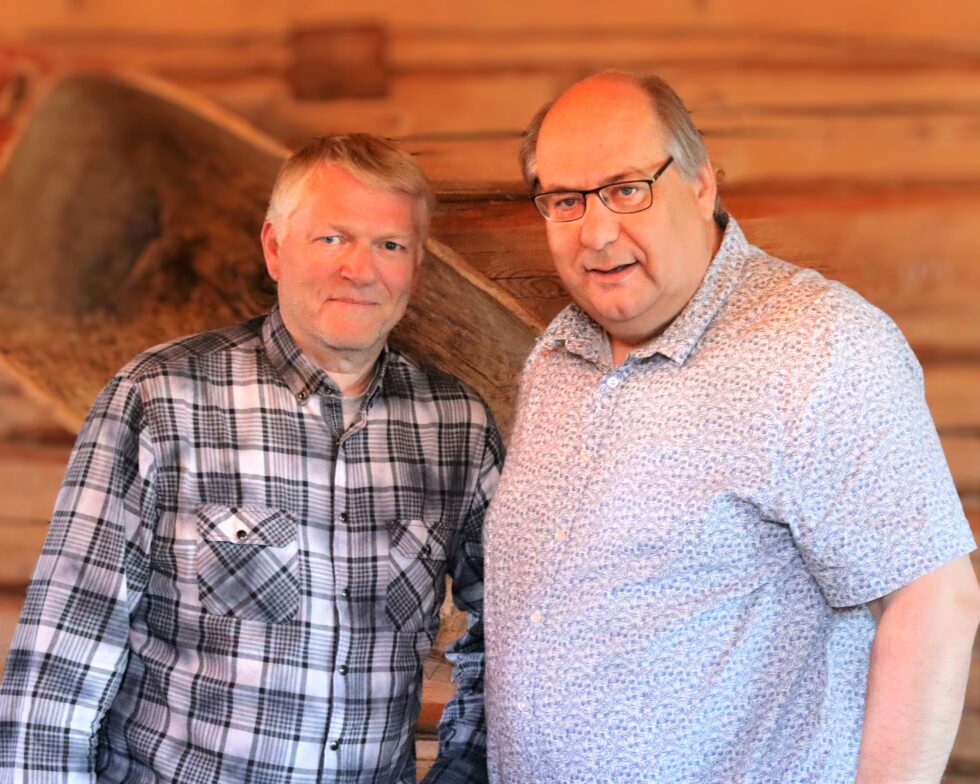 Terje Hoffstad (t.v.) og Per Gunnar Hoffstadi Innlandet Arbeiderparti