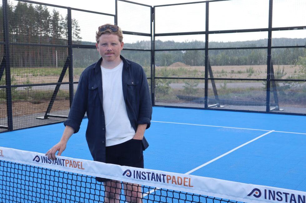 Jermund Udnæseth ser for seg at det kommer til å bli et populært tilbud nå som det vil bli mulig å spille padel i Eidskog.