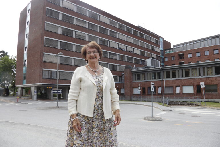Inger Karin Svensson har blitt et veldig kjent fjes på Kongsvinger sykehus.