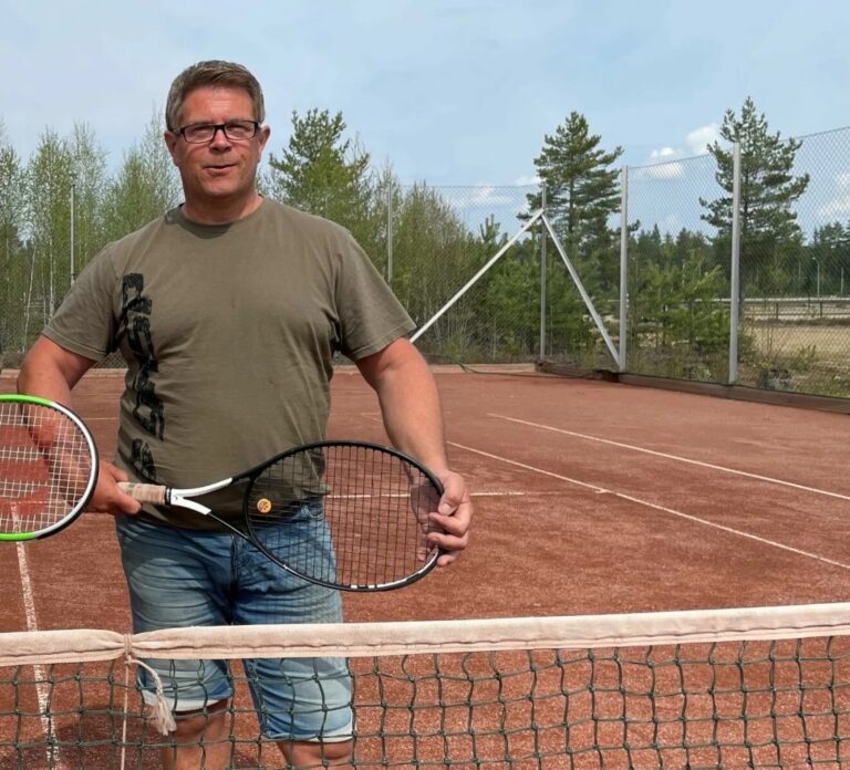 Bjørn Eirik Vesterås, nestleder i Eidskog Tennisklubb
