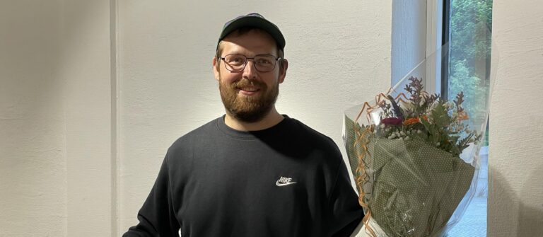 Daniel Sørli ble utdelt Sunndal kommunes kulturpris forrige uke.