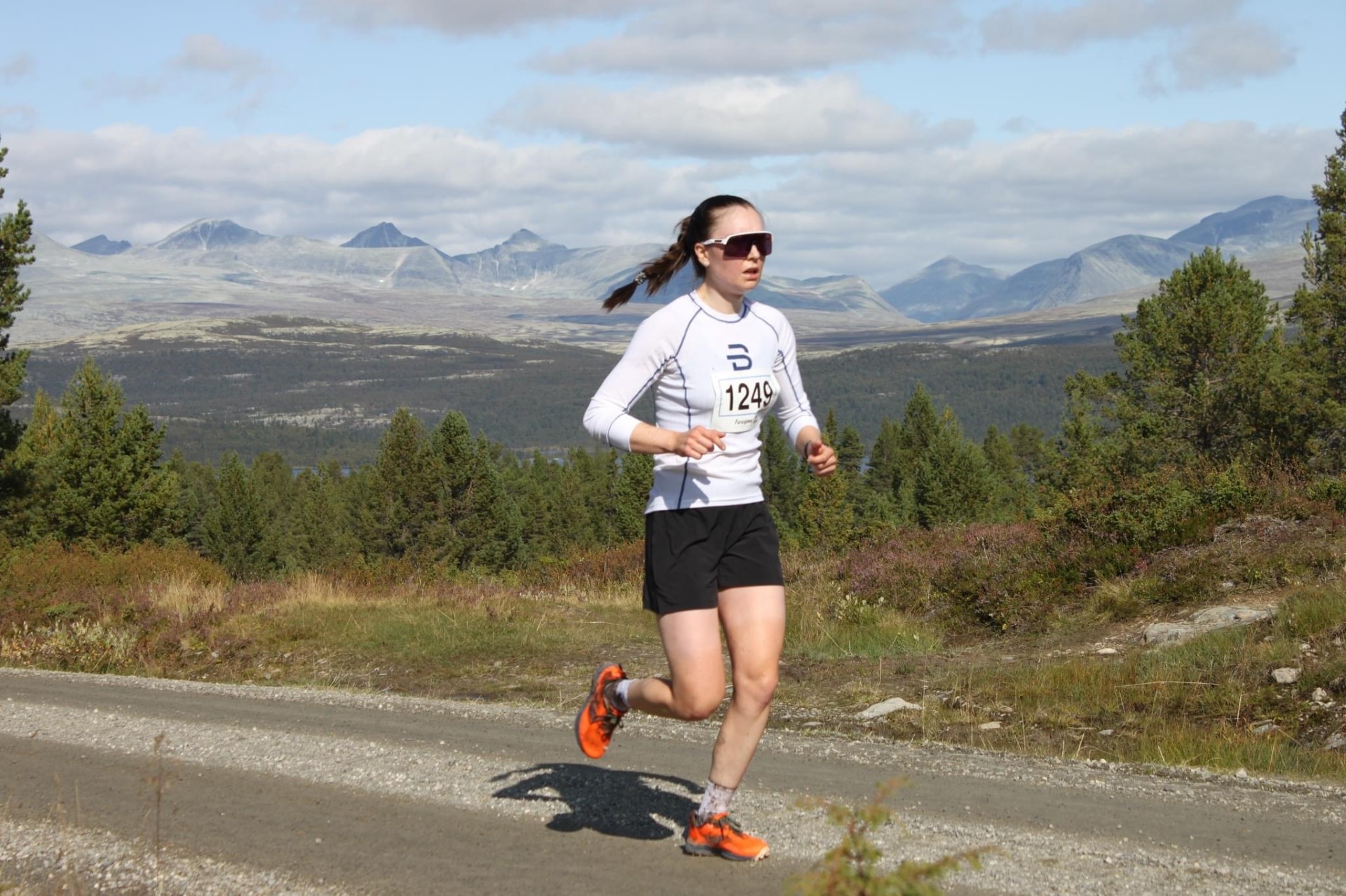 Sofie Mohn under Furusjøen rundt.