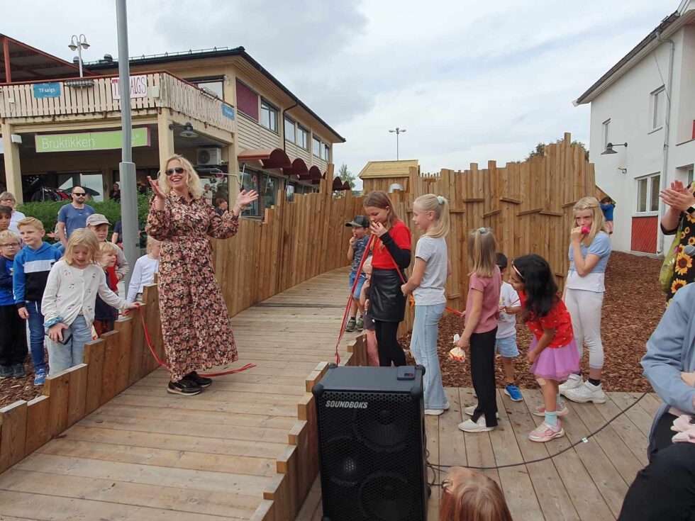Ordfører i Eidskog, Kamilla Thue var selvsagt tilstede på åpningsdagen.