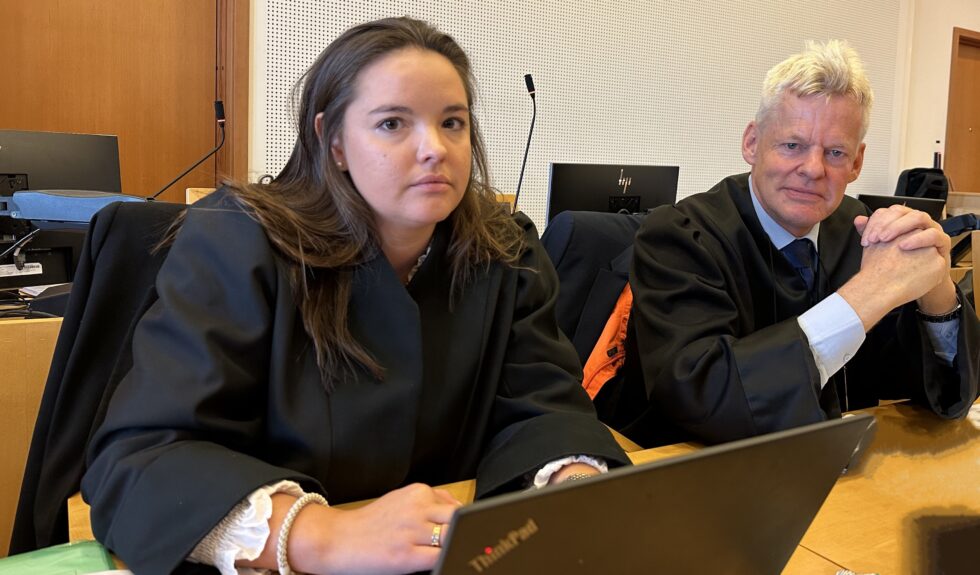 Advokatene Camilla Alexandra Aas og Morten Furuholmen forsvarer den narko-tiltalte kongsvingerkvinnen.
