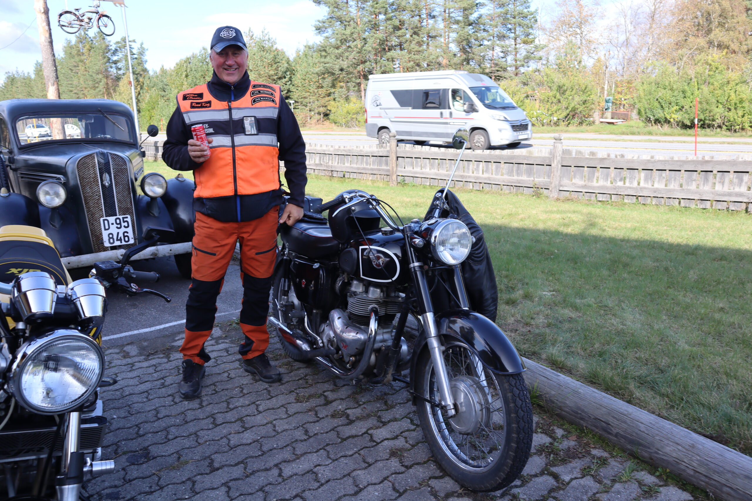 Jan forteller at Matchless-motorsykkelen fra 1958 ikke akkurat er noen lagervare, og at det er svært sjelden man finner en til salgs.