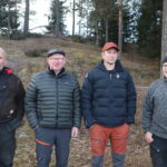 Disse har gått inn for å samarbeide. F.v. Tommy Godtlund fra Fjeld Grendelag, Rune Johansen fra Snesbøl Grunneierlag, Tommy Persson fra Skotterud IL og Harald Seterlien fra Magnor skigruppe.