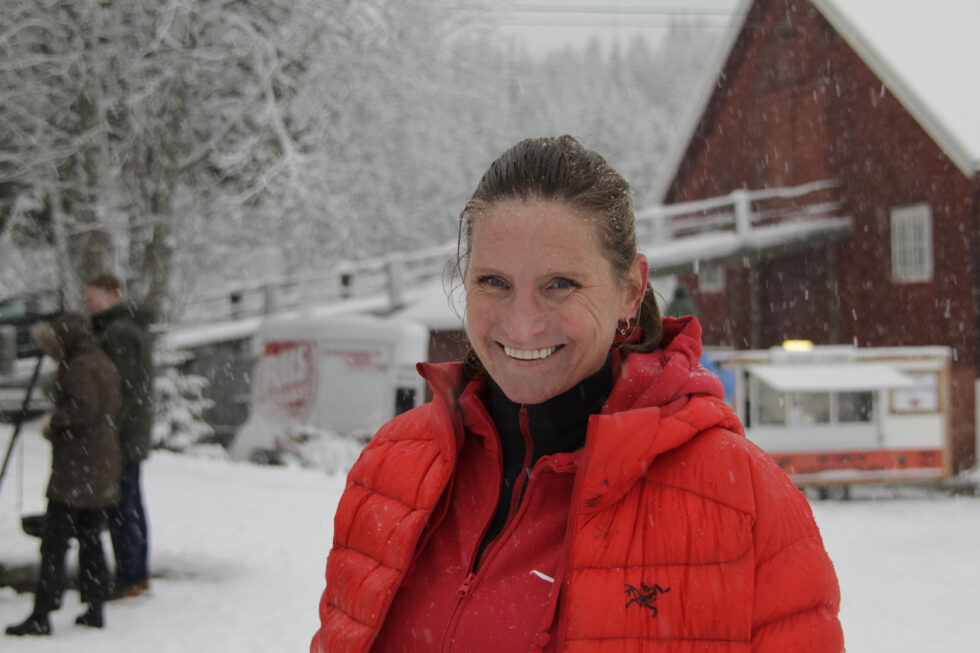 Veslemøy Tveter Alm har åpnet opp Ingelsrud Gård både på lørdag og søndag for lokale utstillere og salgsboder.