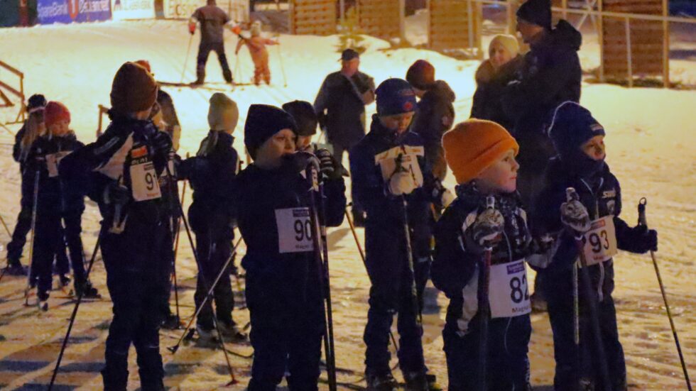 Det var mange spente til start ved årets første skikarusell.