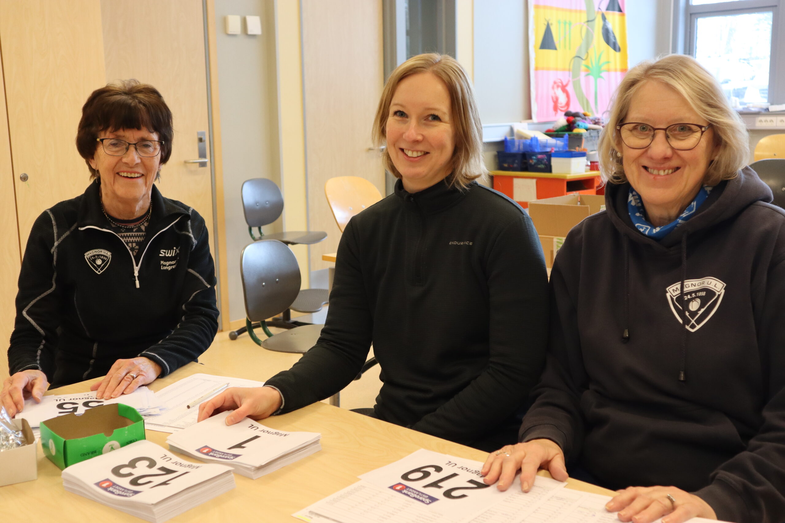 F.v.: Elisabeth Ruud, Anette Storeskar og Eli Lindkjølen.