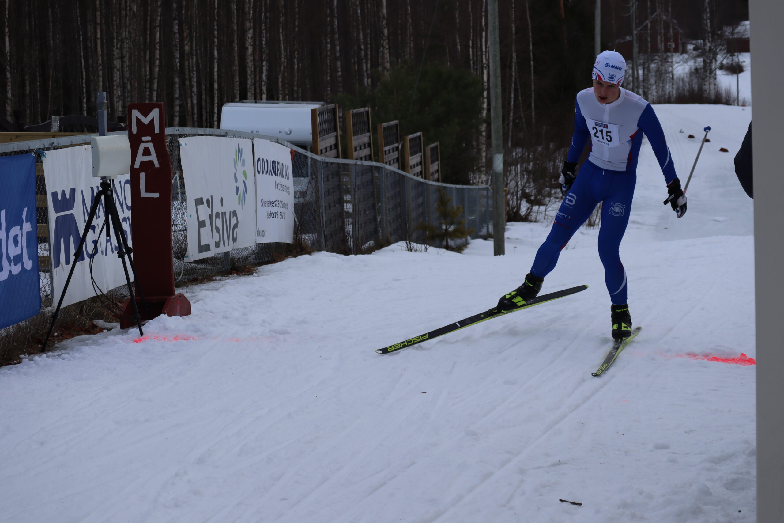 Martin Johan Haugen (Granli IL) tok 1. plass i sin klasse, 10 kilometer for M18.