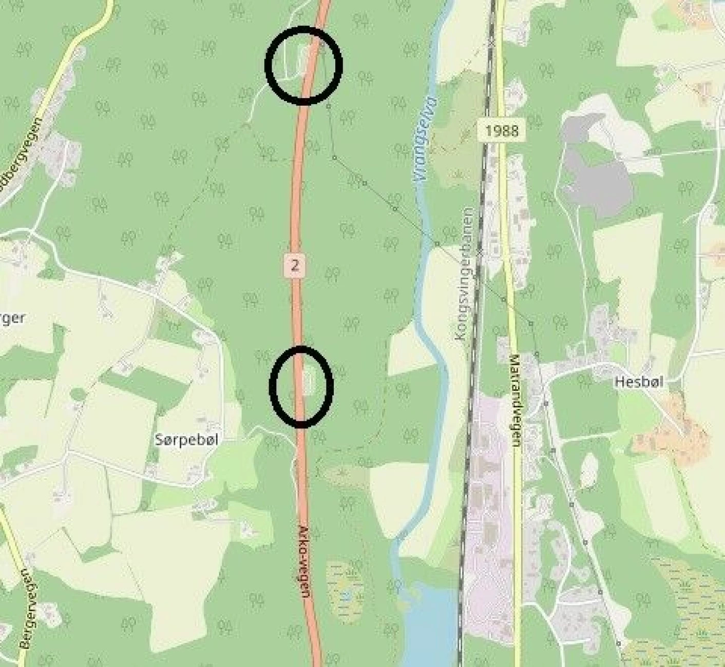Ved av-og påkøringene til rasteplassene Sørpebøl Sør og Sørpebøl Nord kommer det vegbelysning som skal sørge for økt trafikksikkerhet.
