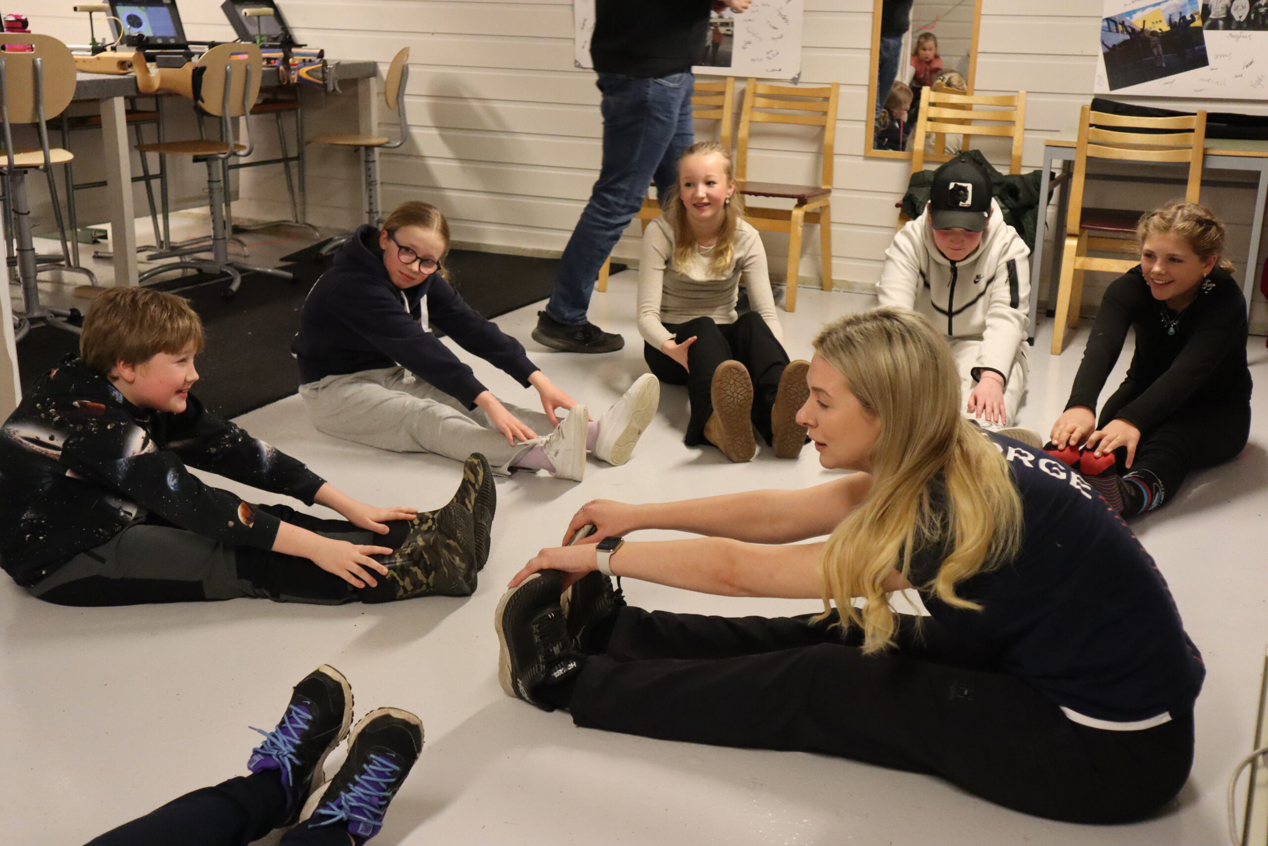 Oppvarming er også viktig i denne sporten.