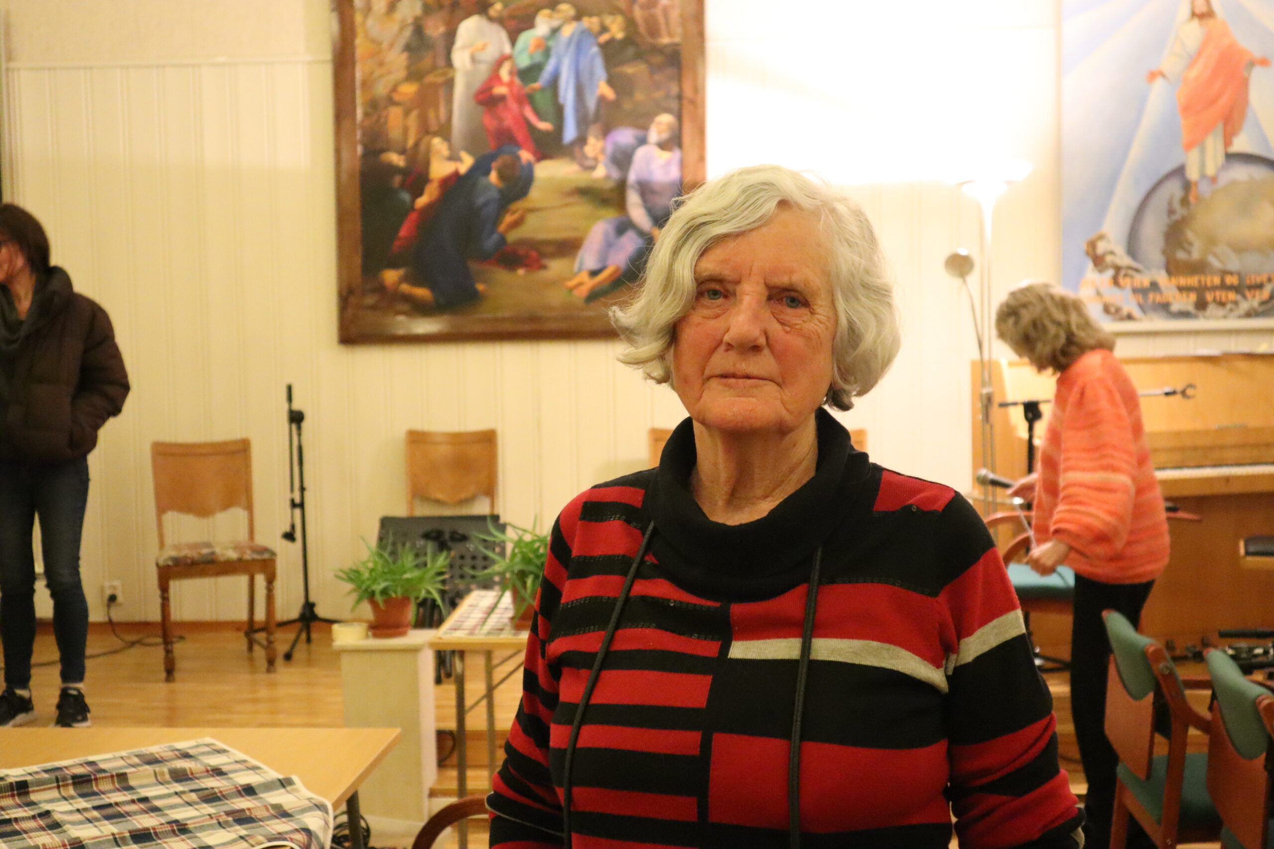 Eva Faarlund i Eidskog Normisjon var glad for alle som stilte opp og laget musikkaften på bedehuset.