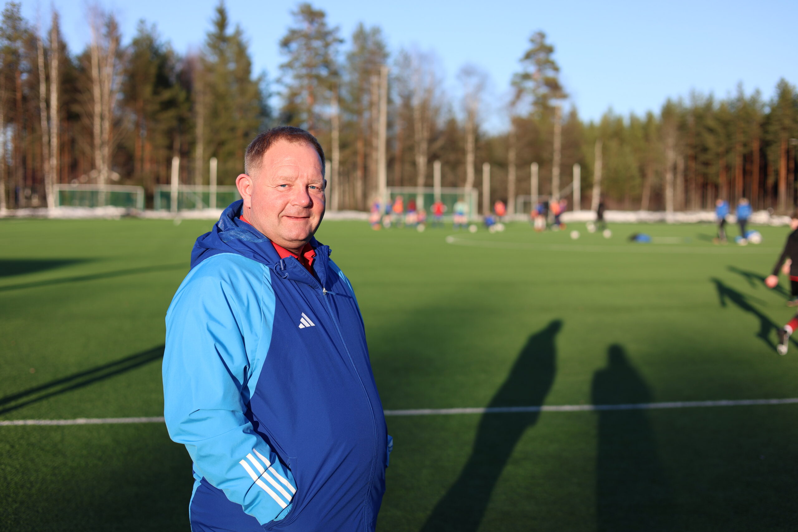Carl Martin Kisen kom inn litt senere i sesongen i fjor og forteller at han trives med å være med laget.