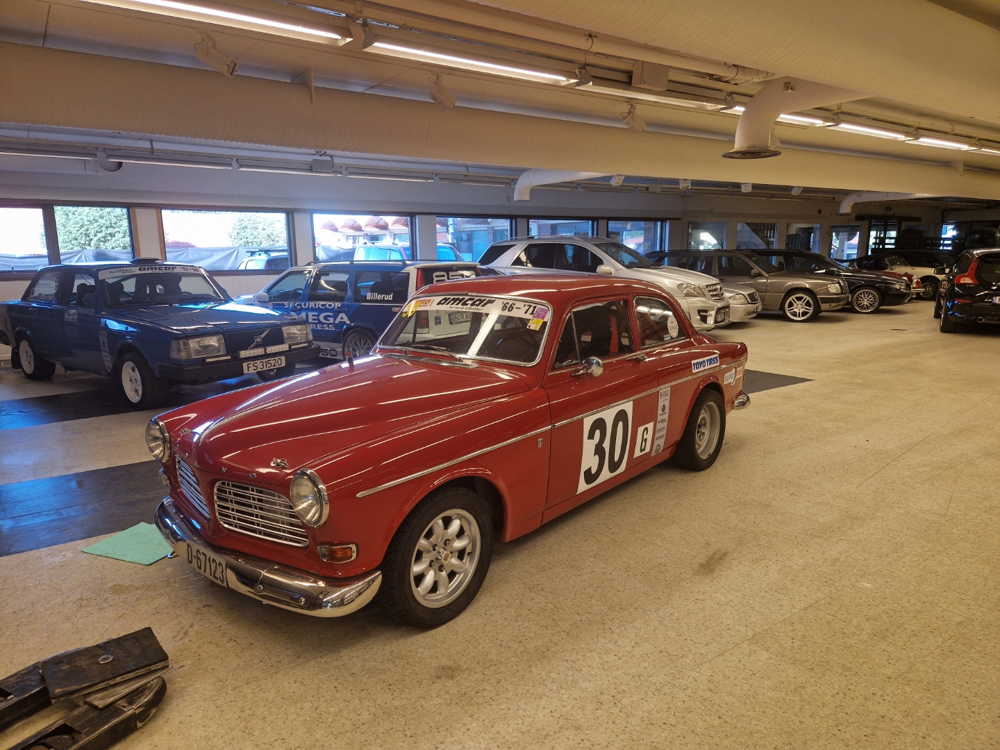 Volvo Amazon 123GT er bilen Ove Billerud skal stille med i helgens løp.