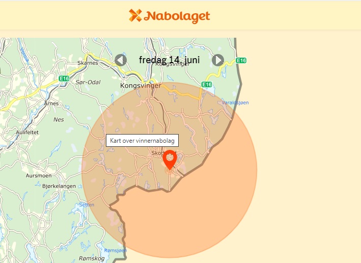 En heldig spiller av Norsk Tippings Nabolaget på Magnor vant 100.000 kroner i fredagens trekning.
