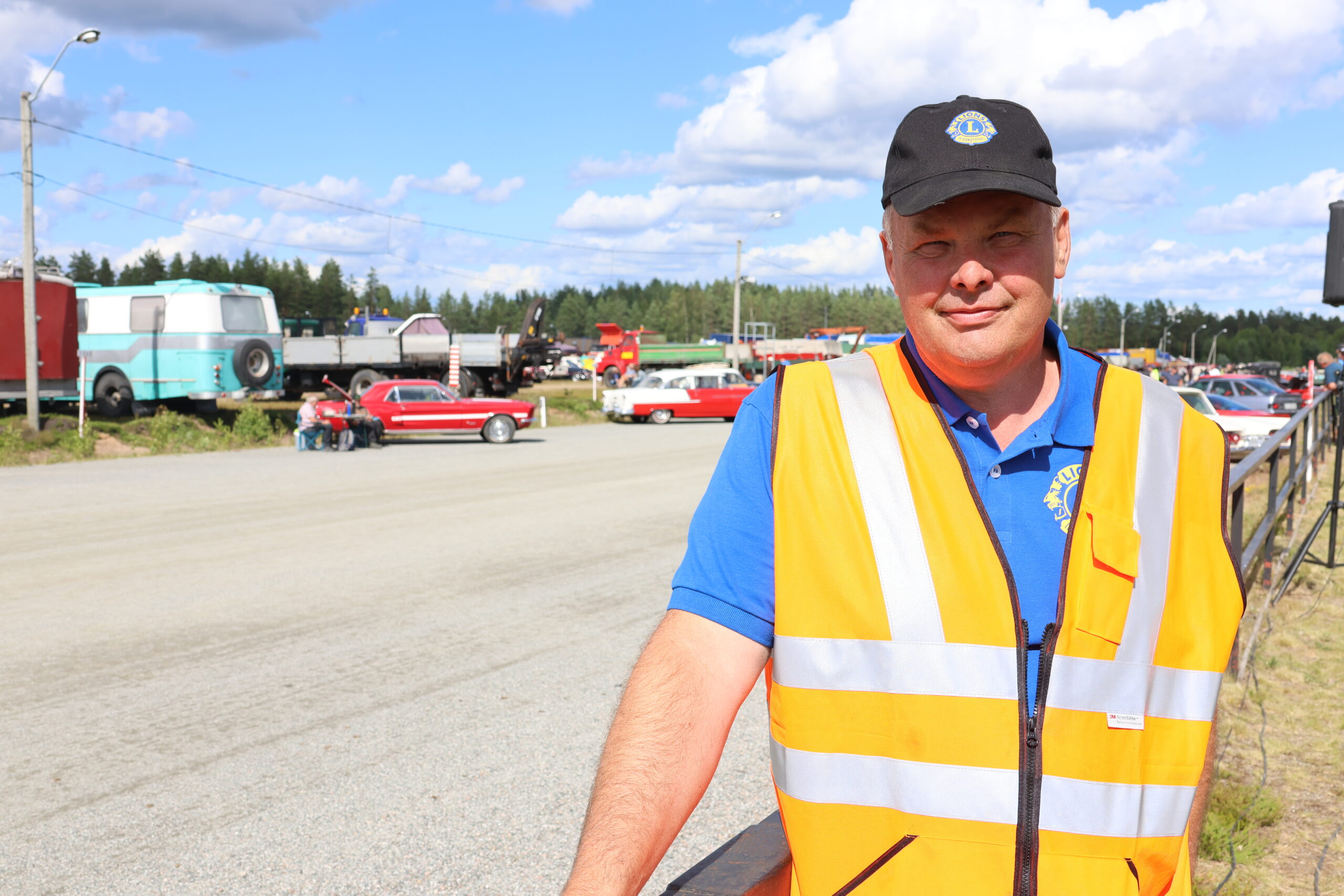 Trond Ingelsrud i Lions Club Eidskog var veldig fornøyd med arrangementet så langt.