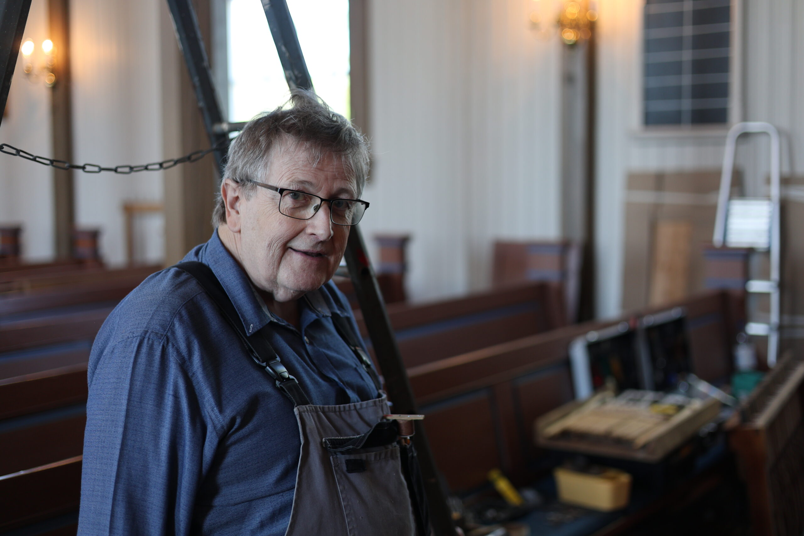 Henrik Brinck Hansen håper at restaureringen gjør at orgelet nå kommer til å stå i lang tid fremover.