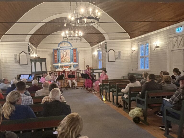 Det var en stemningsfull konsert som Eidskog Klarinettensemble holdt for de frammøtte i Magnor Kirke onsdag kveld.