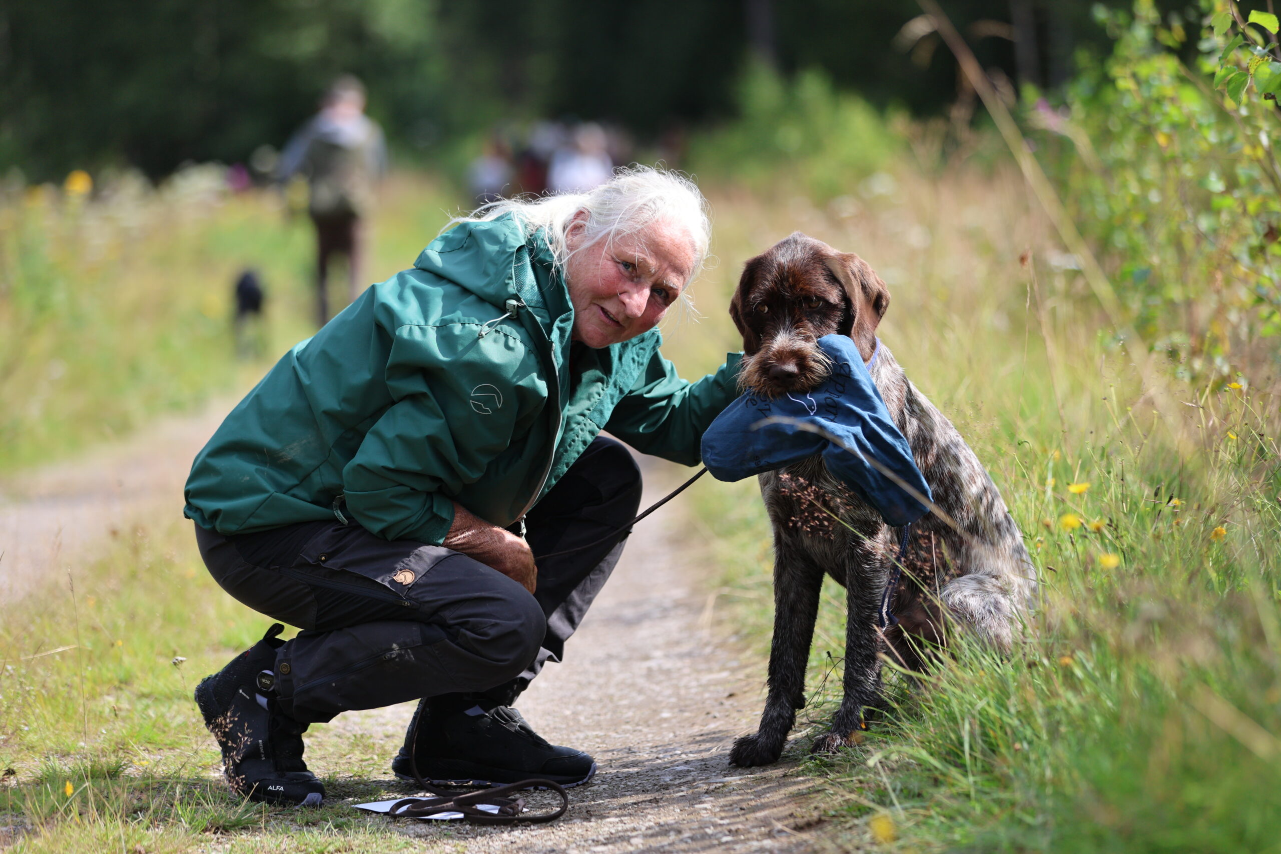 Det gikk veldig bra for Åse Ruud og hunden hennes.
