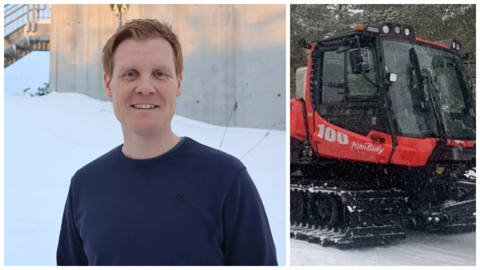 Magnus Bergersen er styreleder i Eidskog Løypekjørelag og håper nå på litt ekstra støtte til deres nyeste prosjekt.