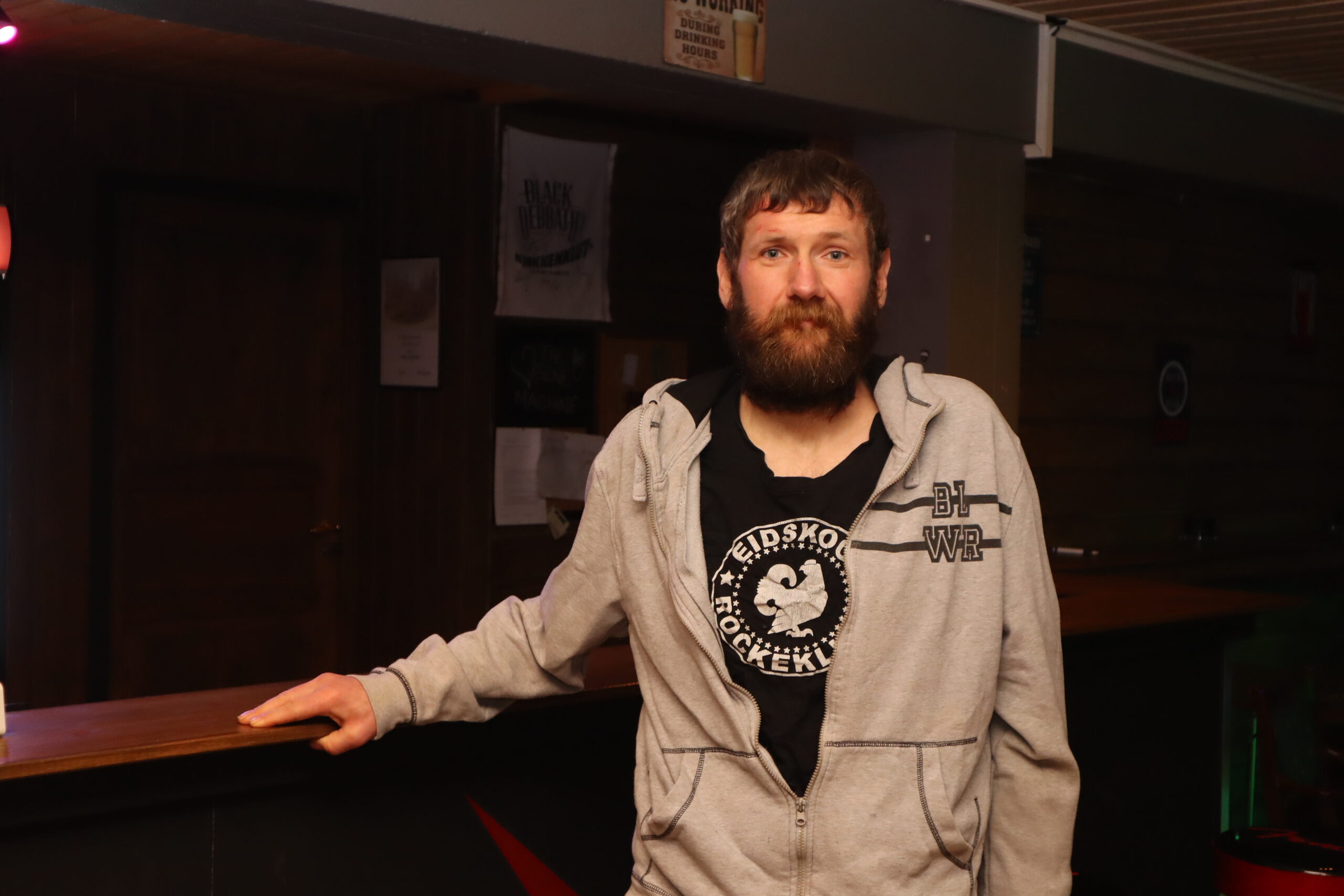 Finn Lund og Eidskog rockeklubb sier det var en selvfølge at de skulle stille opp.