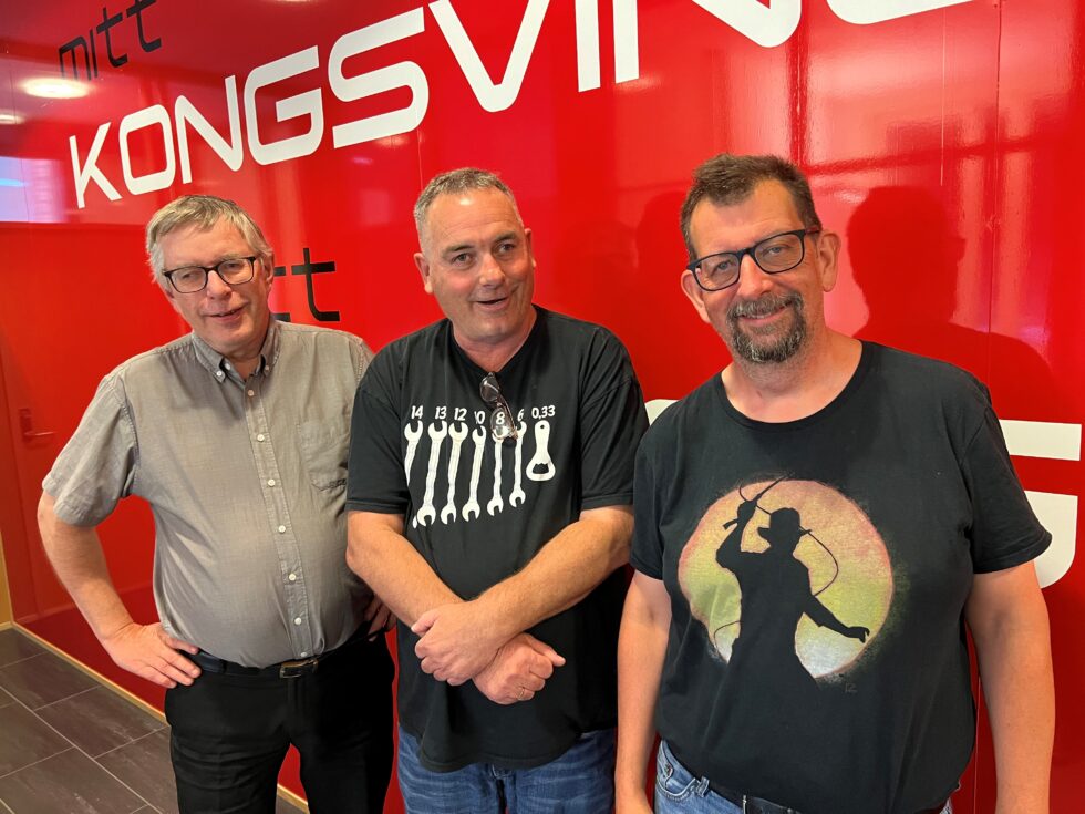 REDAKTØRBESØK: Brynjar Fredheim var gjest hos Øyvind Roos og Lars Ovlien i Kulturstreif denne uka.